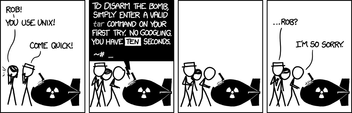 XKCD tar